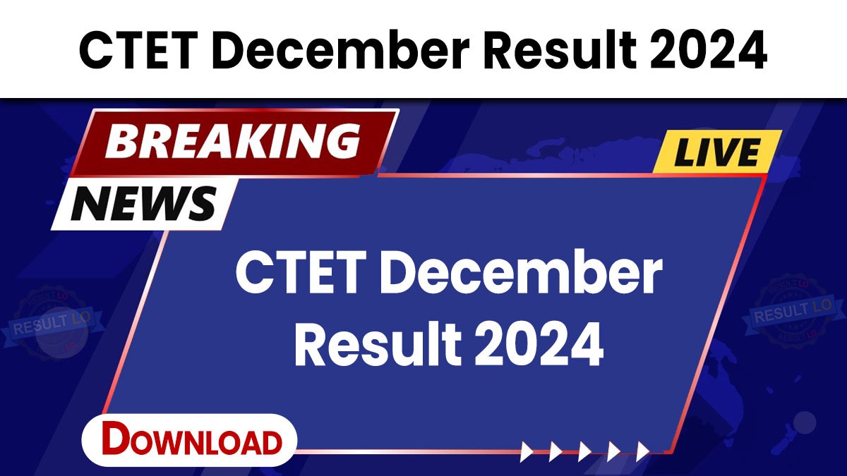 CTET December Result 2024